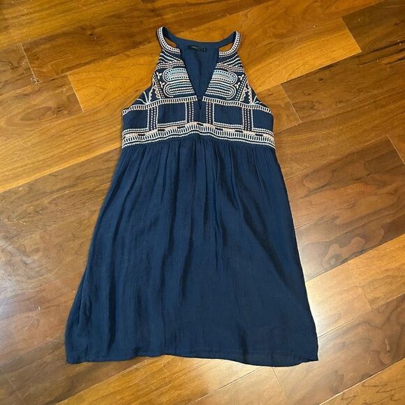 TMHL sleeveless embroidery mini dress size small - Picture 1 of 11